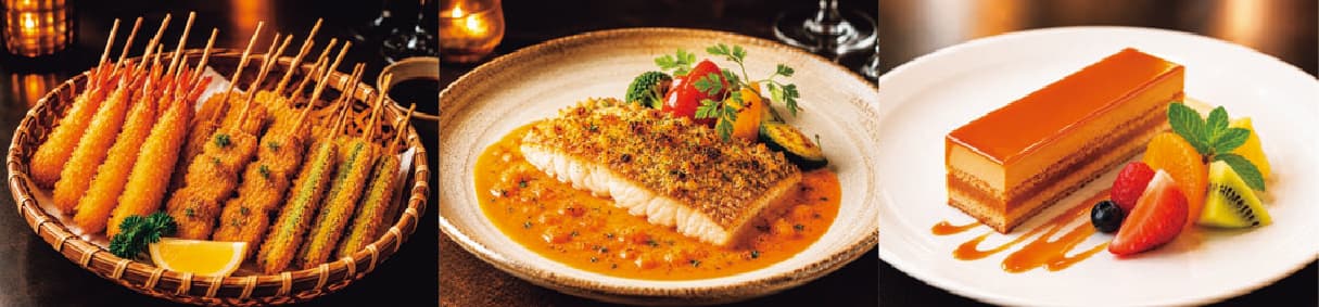 プレミアムプランの料理
